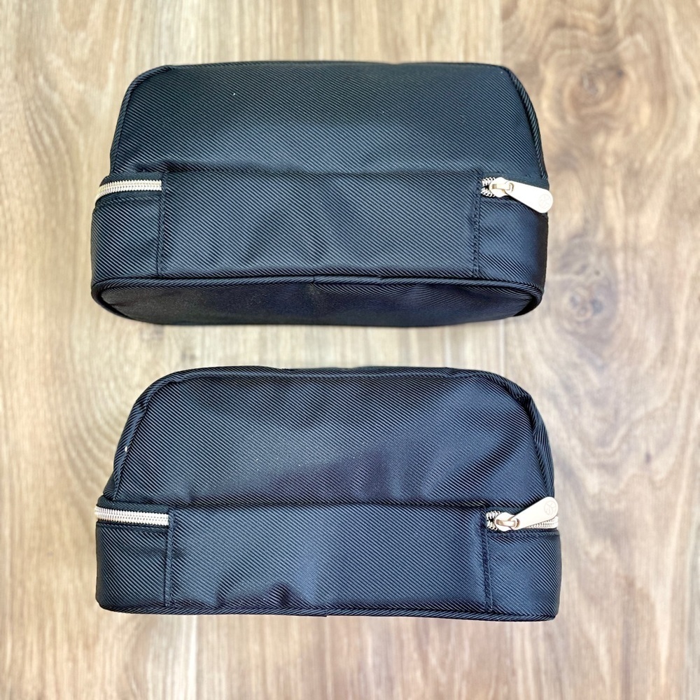 Personalized Men’s Toiletry Bag Black/Brown “Austin” - Picture 6 of 6